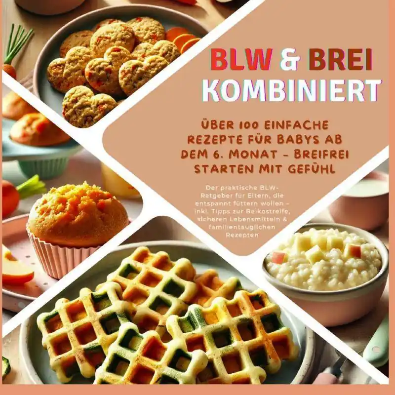 BLW & Brei kombiniert: Über 100 einfache Rezepte für Babys ab dem 6. Monat – Breifrei starten mit Gefühl / 1 Edition Actieprijs