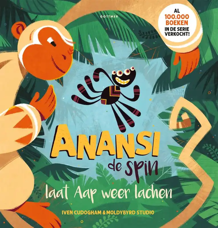 Anansi de spin laat Aap weer lachen / Druk 1 Direct Verzonden