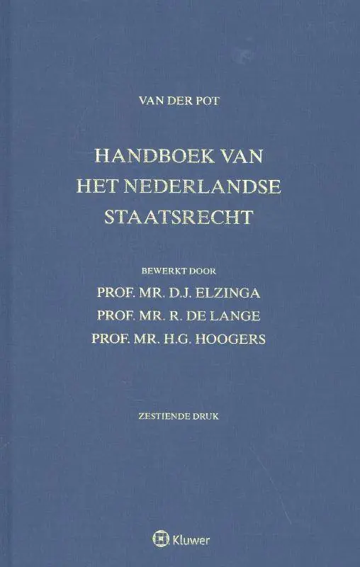 Handboek van het Nederlandse staatsrecht, Van der Pot / Druk 16 Koopje
