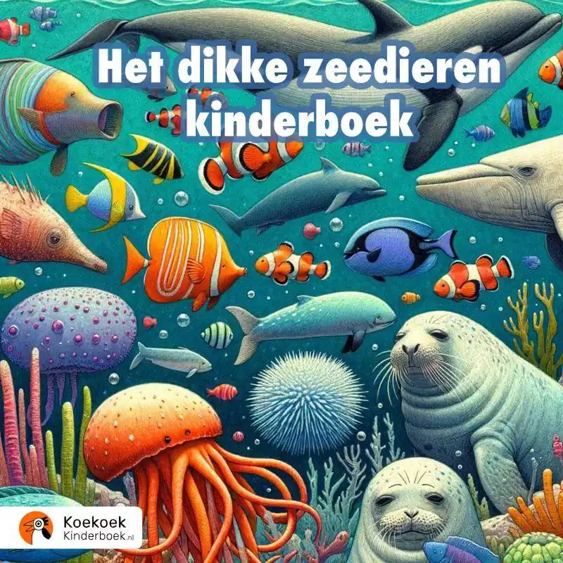 Het dikke zeedieren kinderboek / Druk 2 Gratis Verzending