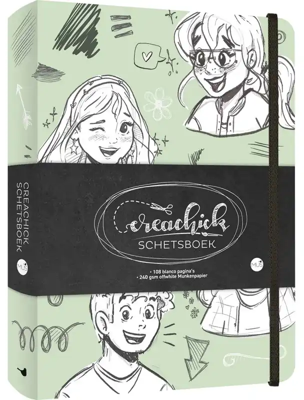 Merkproduct CreaChick Schetsboek / Druk 1