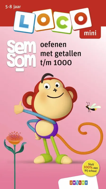 Tijdelijk Beschikbaar Loco mini semsom oefenen met getallen t/m 1000 / Druk 1
