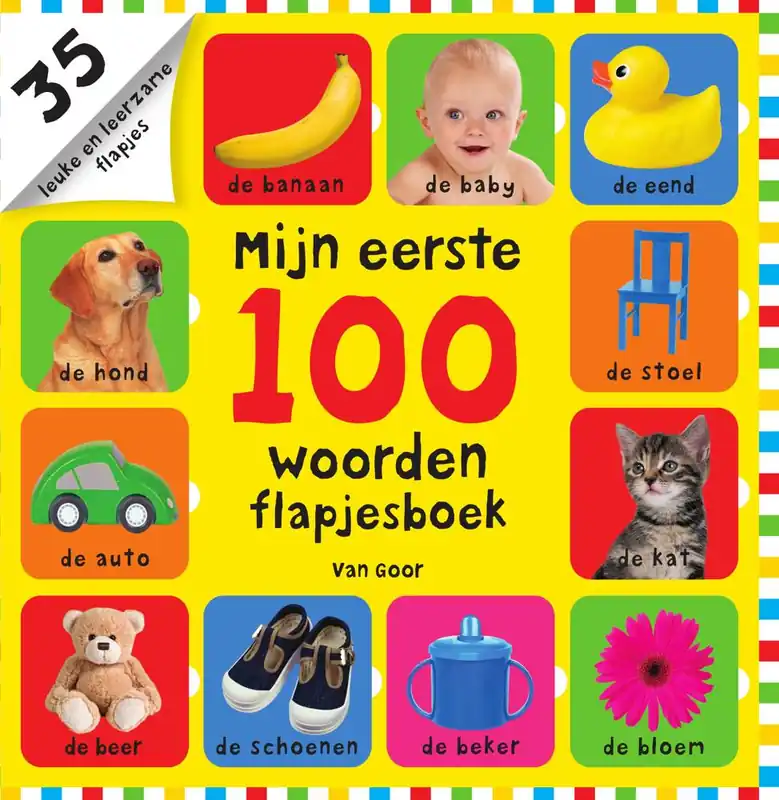 Hoge Kwaliteit Mijn eerste 100 woorden flapjesboek / Druk 10