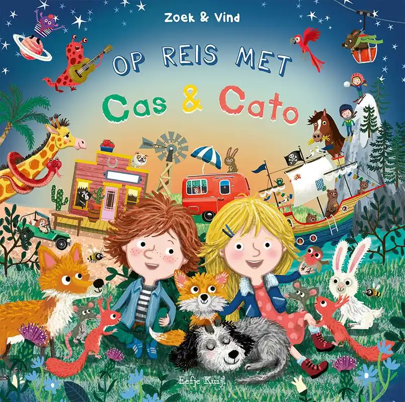 Op reis met Cas & Cato - zoekboek / Druk 1 Gratis Retour