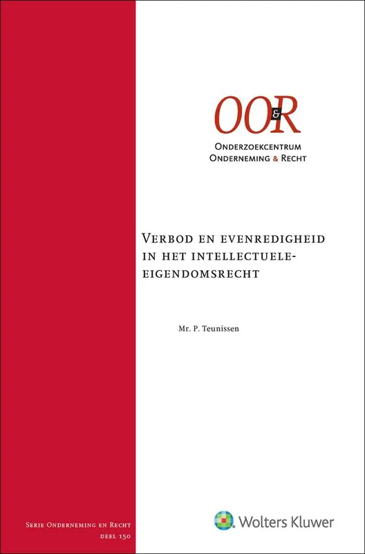 Finale Uitverkoop Verbod en evenredigheid in het intellectuele-eigendomsrecht / Druk 1