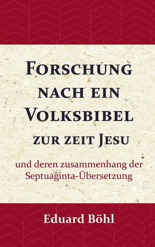Exclusieve Aanbieding Forschung nach ein Volksbibel zur zeit Jesu / 1 Edition