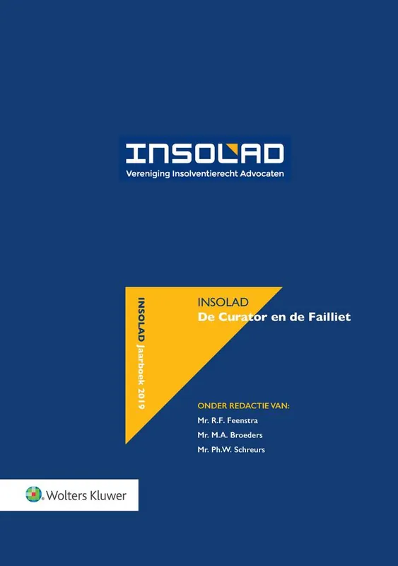 Merkproduct De curator en de failliet 2019 / Druk 1