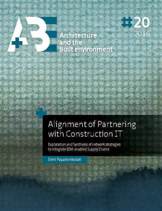 Dagaanbieding Alignment of Partnering with construction IT / 1st Edition