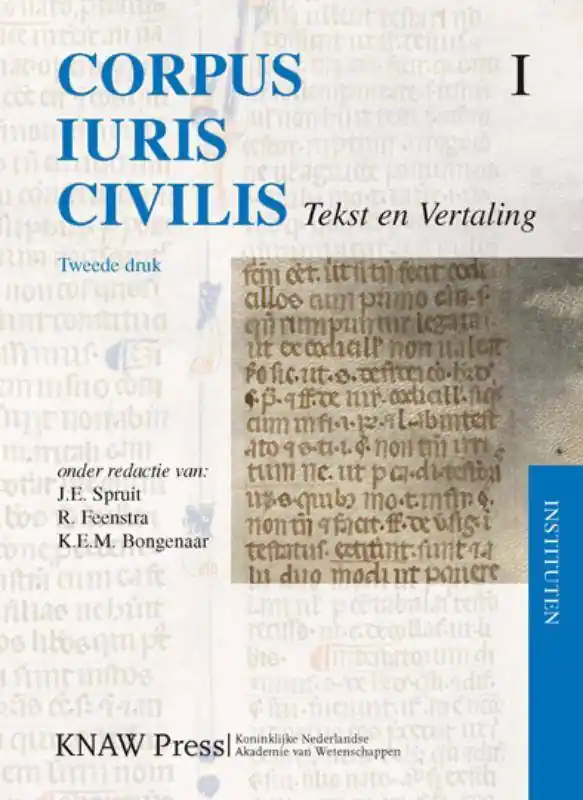 Koopje Corpus Iuris Civilis 1 Instituten / Druk 2