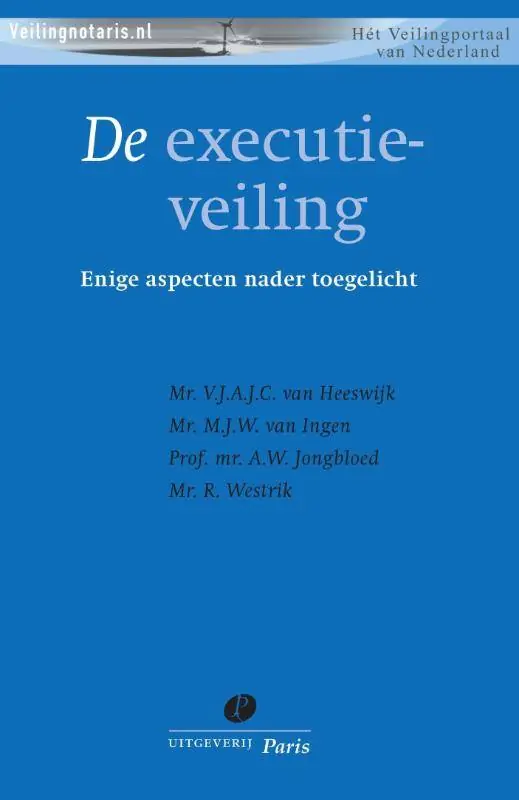 Fabrieksprijs De executieveiling / Druk 1