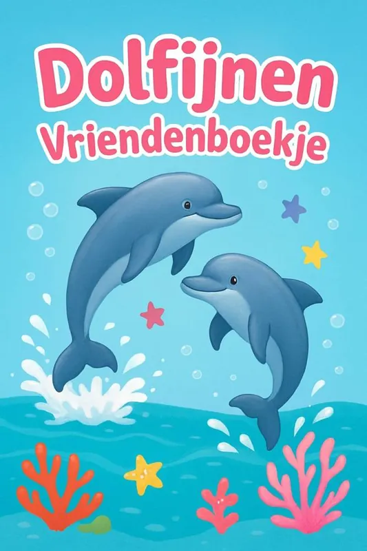 Direct Beschikbaar Dolfijnen Vriendenboekje / Druk 1
