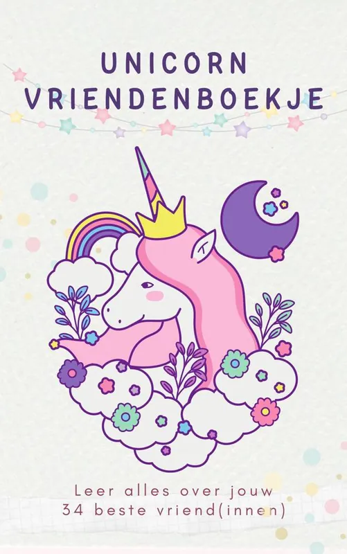 Rechtstreeks Van De Fabrikant Unicorn Vriendenboekje Meisje / Druk 1
