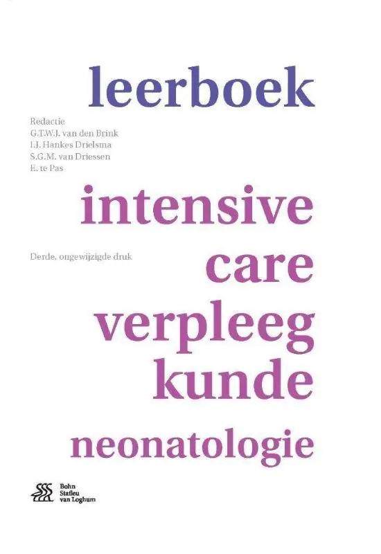 Leerboek intensive-care-verpleegkunde neonatologie / Druk 3 Beste Prijs