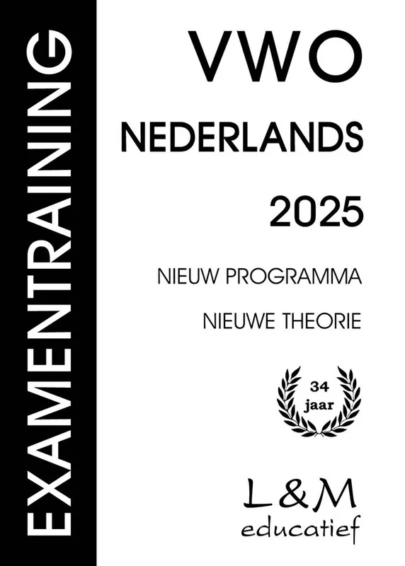 Gratis Retour Examentraining Vwo Nederlands 2025 / Druk 1