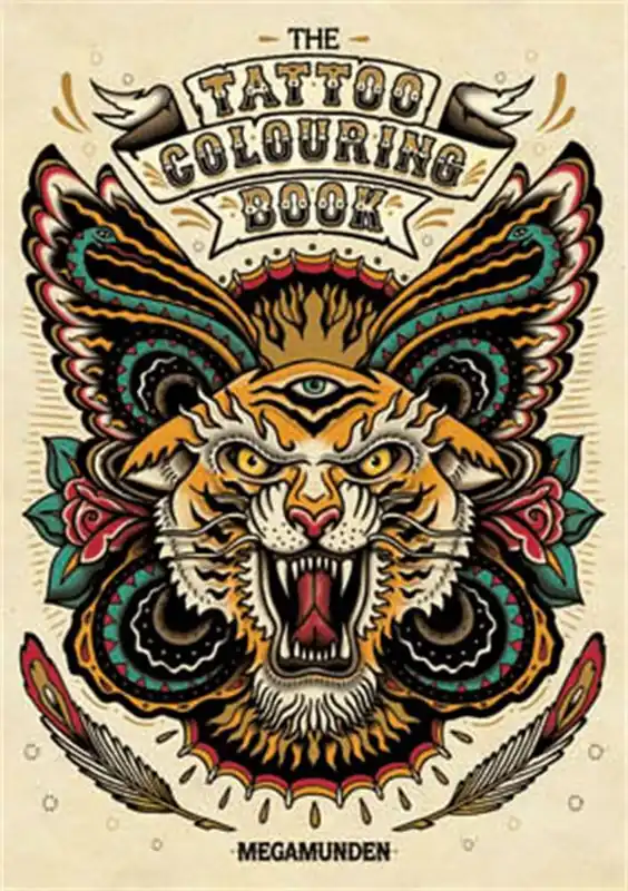 Meest Verkocht The Tattoo Colouring Book / 10th Edition