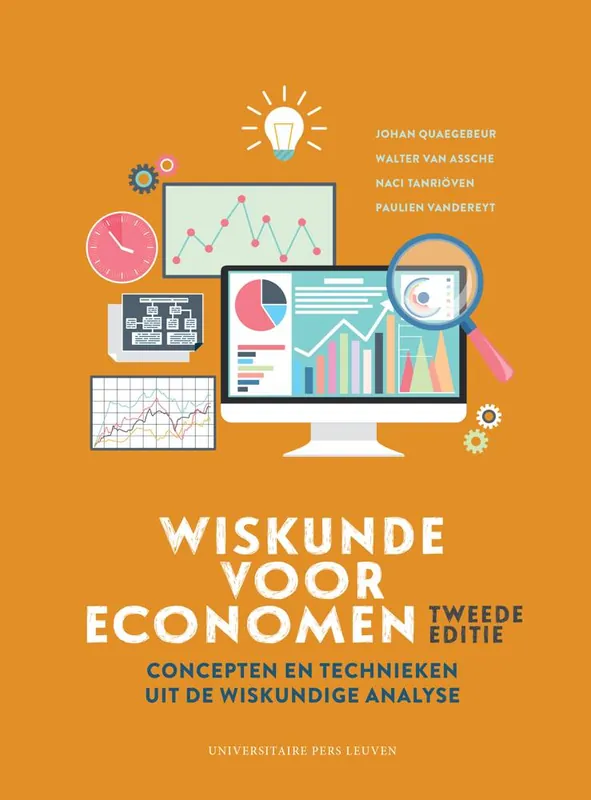 Wiskunde voor economen: concepten en technieken uit de wiskundige analyse / Druk 2 Goedkoop