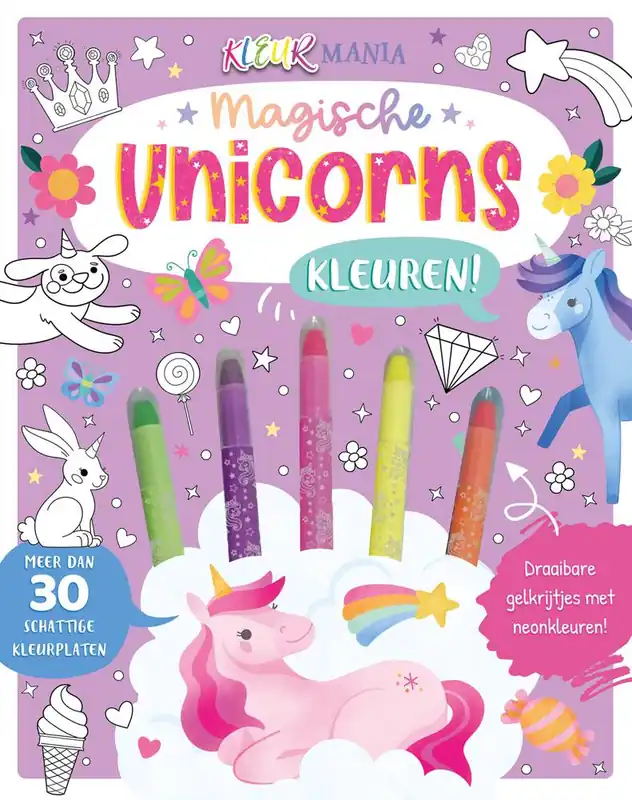 Nieuw Magische unicorns kleuren! - Kleurmania / Druk 1