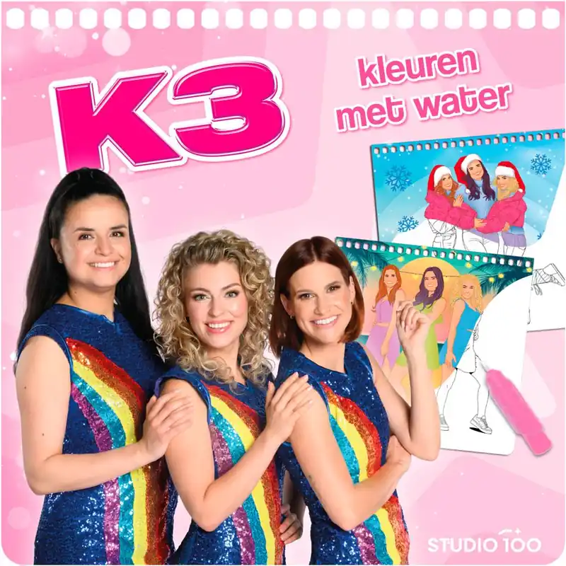 Express Levering K3 : Kleuren met water - glitterjurkjes / Druk 1