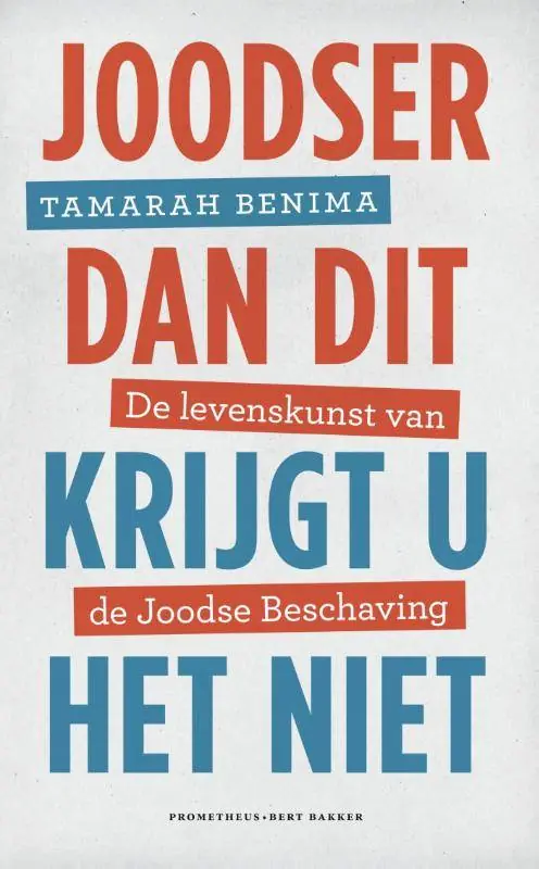 Bestseller Joodser dan dit krijgt u het niet / Druk 3