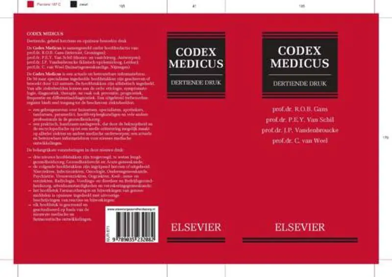 Hoge Kwaliteit Codex Medicus / Druk 13