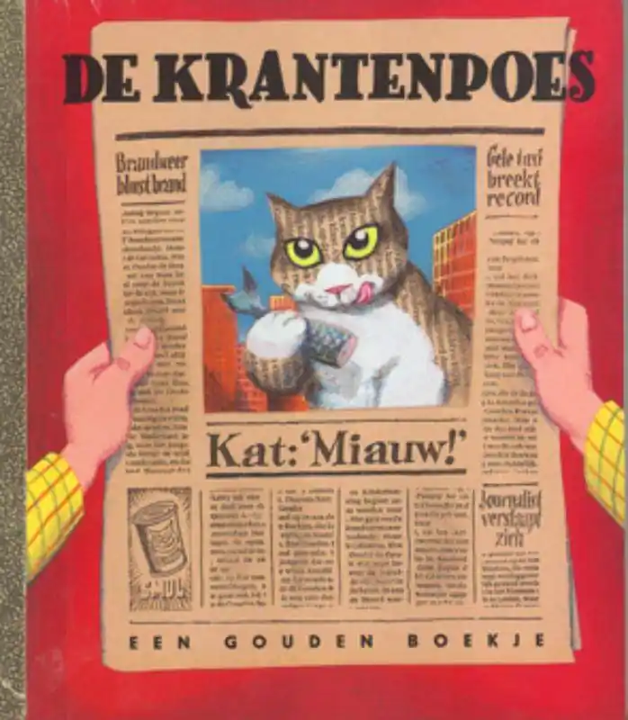 De krantenpoes / Druk 2 Gratis Verzending
