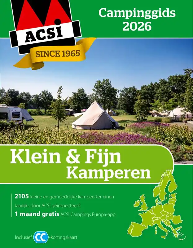Laatste Kans ACSI Klein & Fijn Kamperen campinggids 2026 / Druk 1