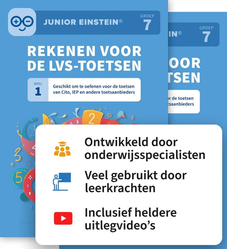 Gecertificeerd Rekenen voor de LVS-toetsen 1 en 2 Groep 7 / Druk 1