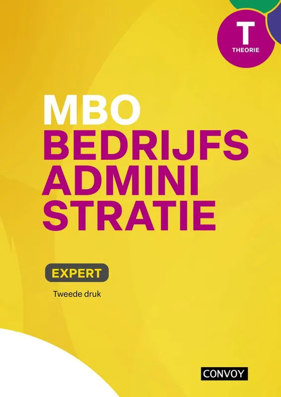 Koop Vandaag MBO Bedrijfsadministratie Expert Theorieboek / Druk 2