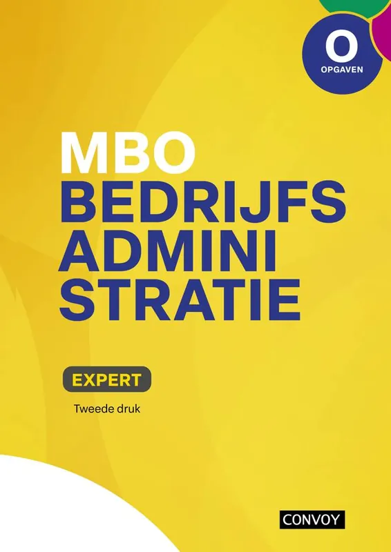 Beperkte Voorraad MBO Bedrijfsadministratie Expert Opgavenboek / Druk 2