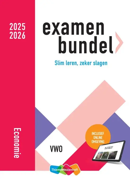 Examenbundel Economie 2025/2026 VWO Superprijs