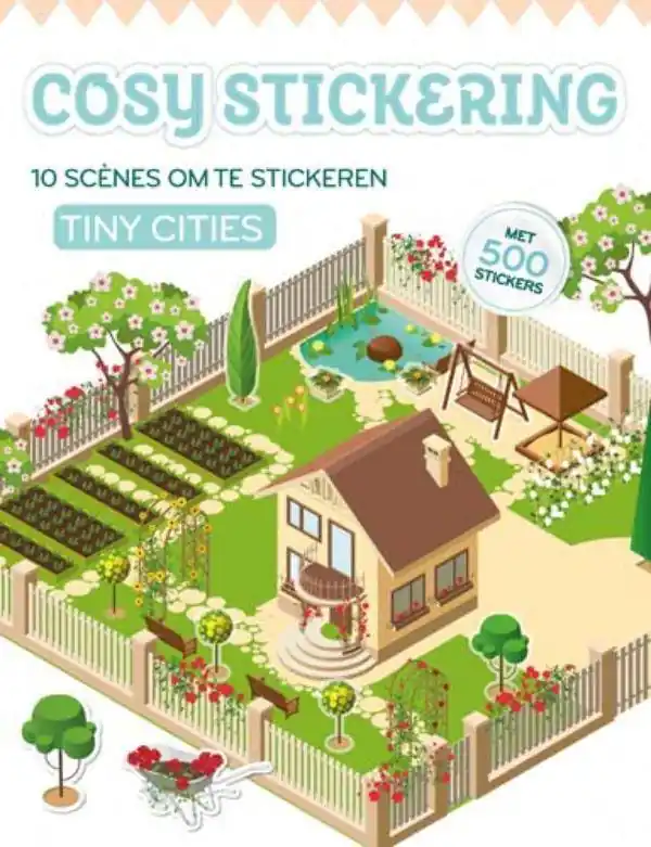 Hete Deal Cosy stickering: Tiny cities / Druk 1