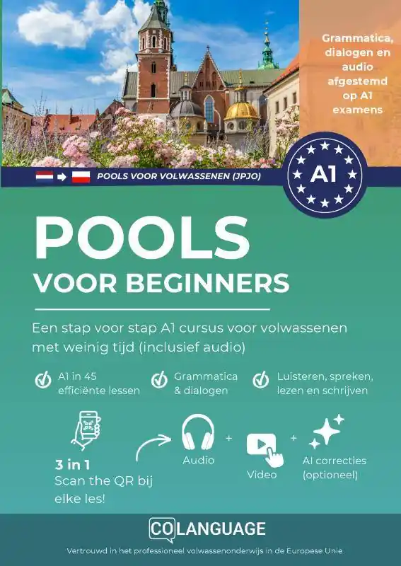 Betaalbaar Pools voor beginners - Een stap voor stap A1 cursus voor volwassenen met weinig tijd (inclusief audio) / Druk 1