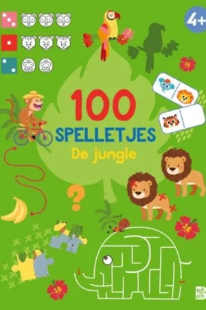100 spelletjes: De jungle 4+ / Druk 1 Express Levering