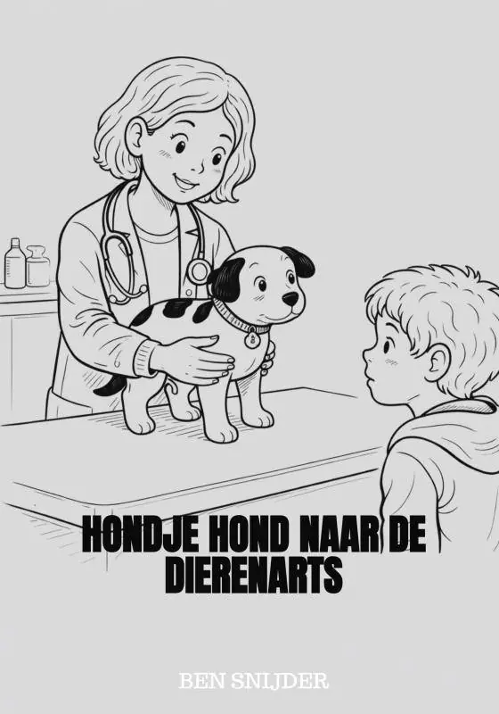 Beperkt Aanbod Hondje Hond naar de dierenarts / Druk 1