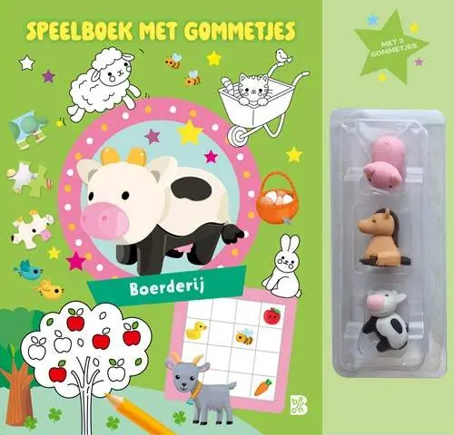 Goedkoop Speelboek met gommetjes: Boerderij / Druk 1