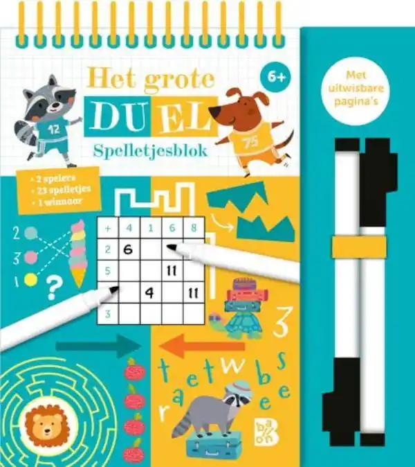 Hoge Kwaliteit Het grote duel spelletjesblok 6+ / Druk 1