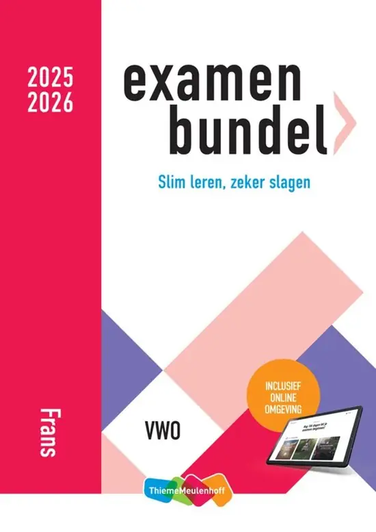 Lage Prijs Examenbundel Frans 2025/2026 VWO