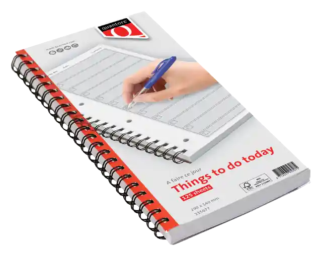 Things to do today Quantore notitieboek 125vel Shop Nu