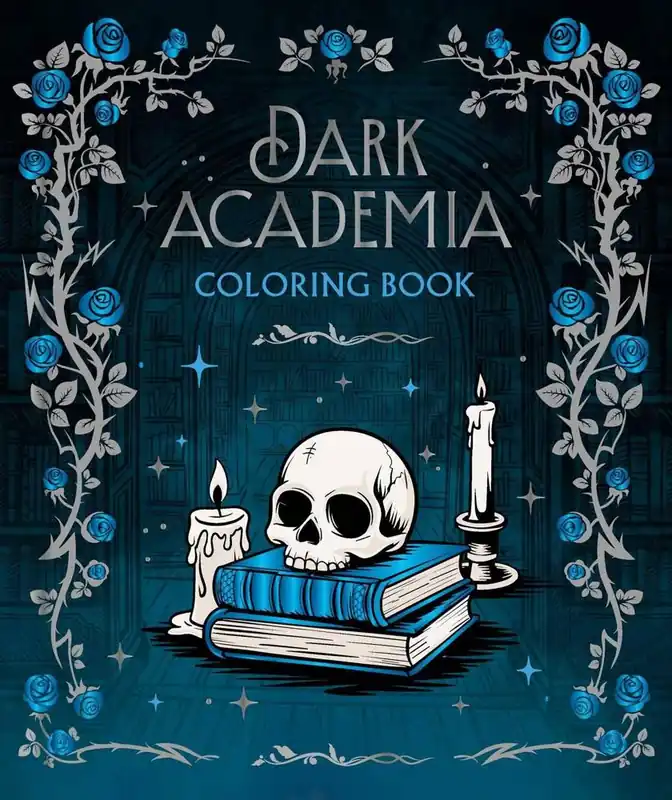 Dark Academia Coloring Book Betrouwbaar