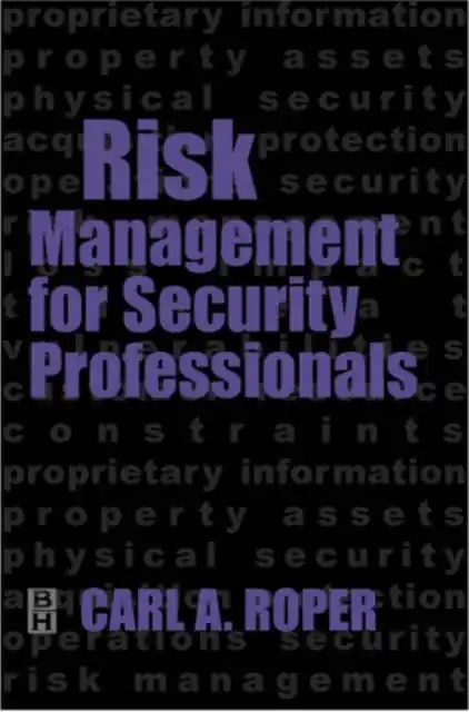 Risk Management for Security Professionals Speciale Aanbieding