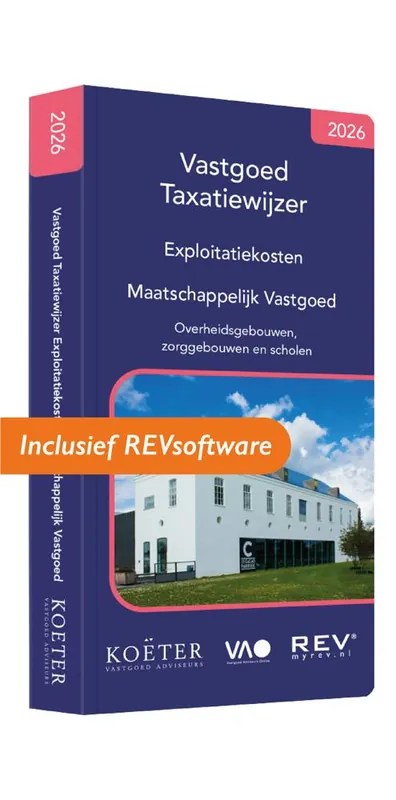 Vastgoed Taxatiewijzer Exploitatiekosten Maatschappelijk vastgoed 2026 / Druk 1 Nu Kopen