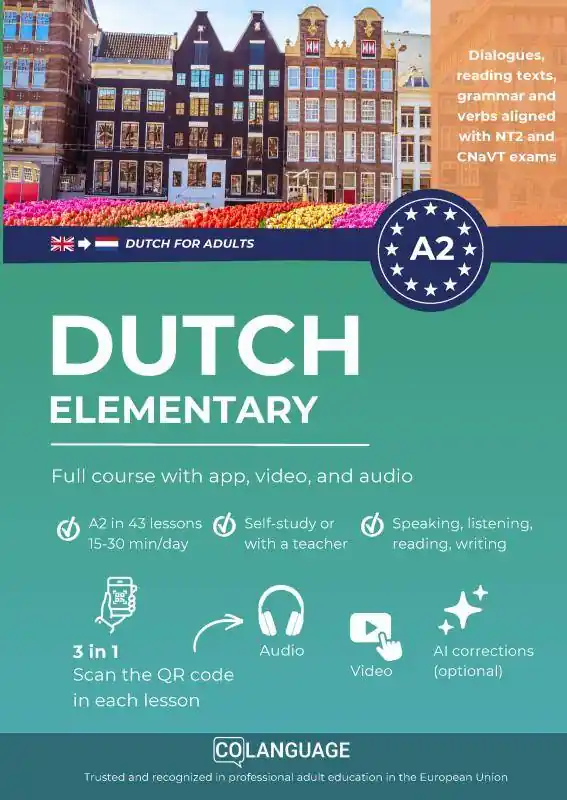 Dutch A2 elementary: full course with app, video, and audio / 1st Edition Tijdelijk Beschikbaar